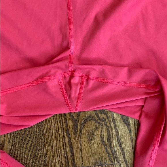 Coral-pink Soma WKND 360 7/8 leggings with hidden pocket, like new. Size L - Picture 7 of 13